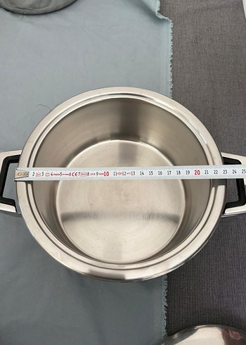 Gri Kapaklı Çelik Tencere - Görsel 5