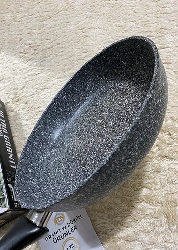 Beden gri Renk Ultra Granit 29 cm Gri Tava