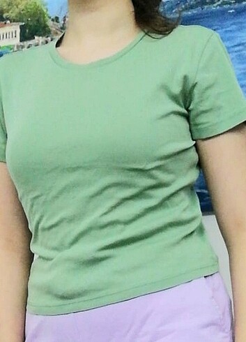 l Beden FISTIK YEŞİLİ CROP