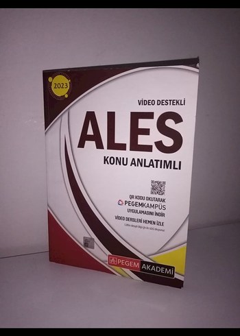 ALES Konu Anlatımlı Video Destekli Kitap 2023