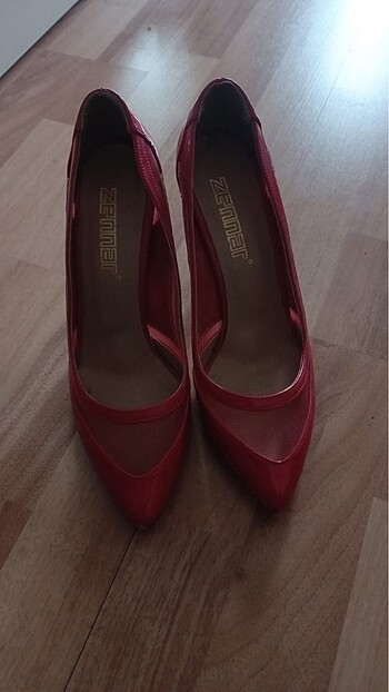 Diğer Kırmızı stiletto ayakkabı