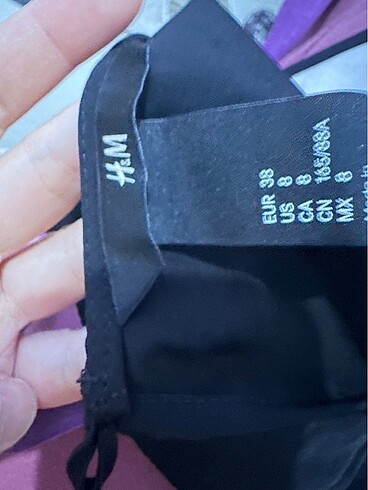 H&M Hm sıfır kollu bluz