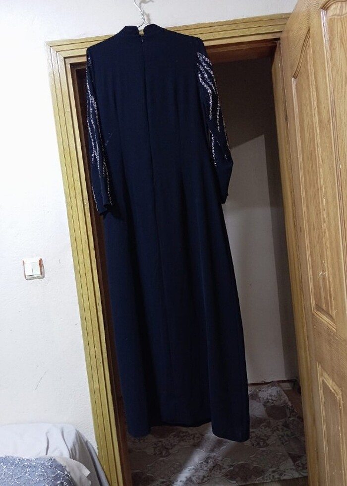 Yeni sezon taş işlemeli abiye elbise - Görsel 2