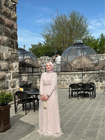 PUDRA PELERİN ABİYE