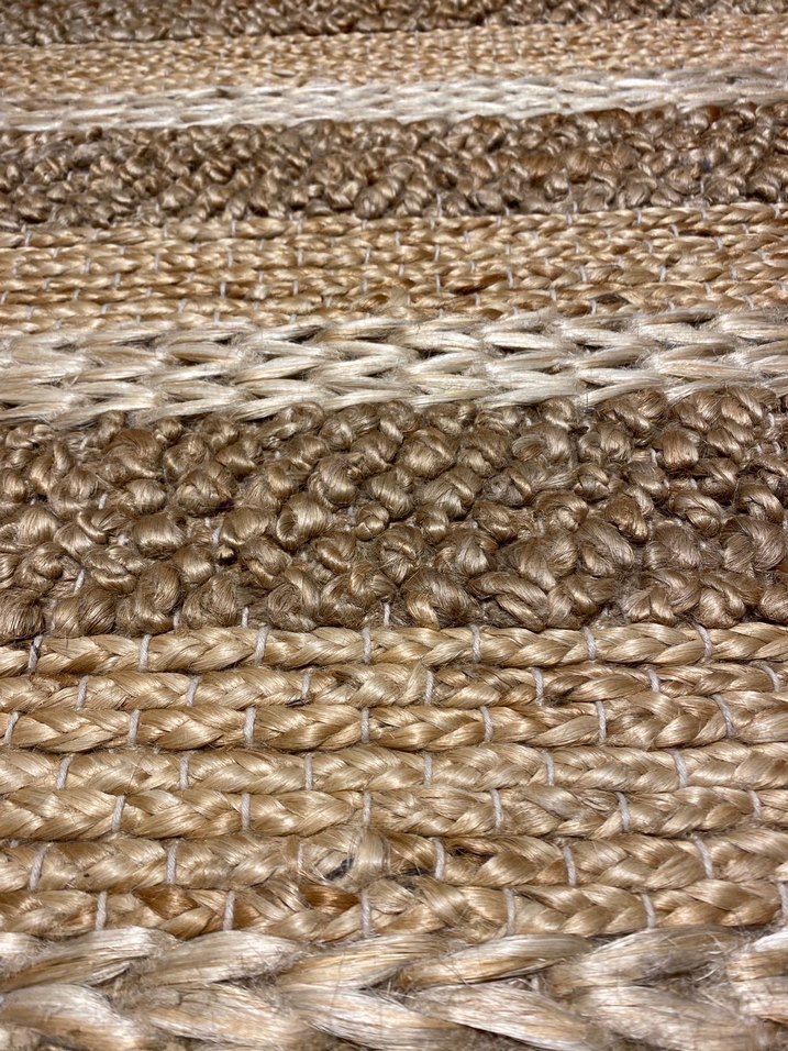 Doğal jüt Halı - Görsel 2