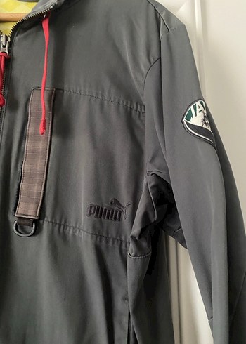 Puma Kapüşonlu Fermuarlı Erkek Ceket - Görsel 4