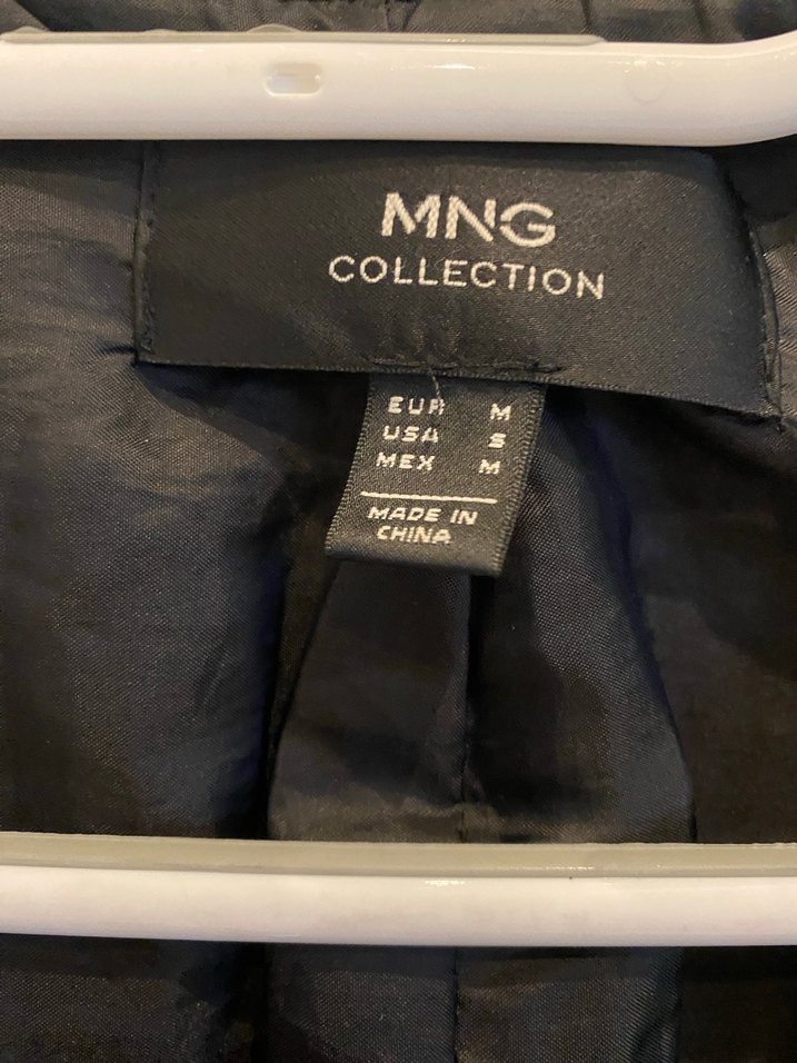 Mango Siyah Kadın Midi Boy Kürk Detaylı Kaban - Görsel 2