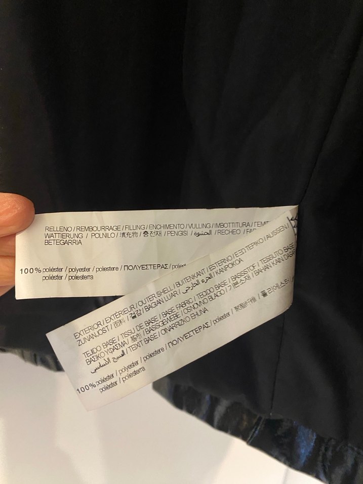 Siyah Parlak Deri Midi Ceket - Görsel 4