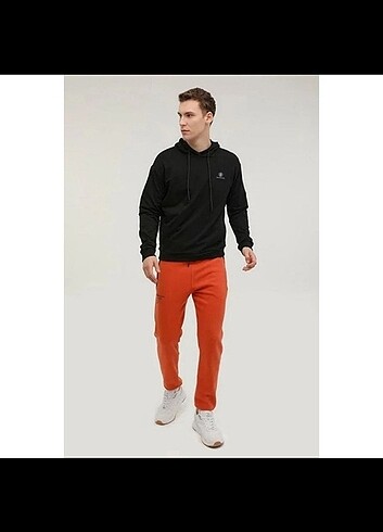 LumberJack Basic Erkek Turuncu Jogger Esofman 