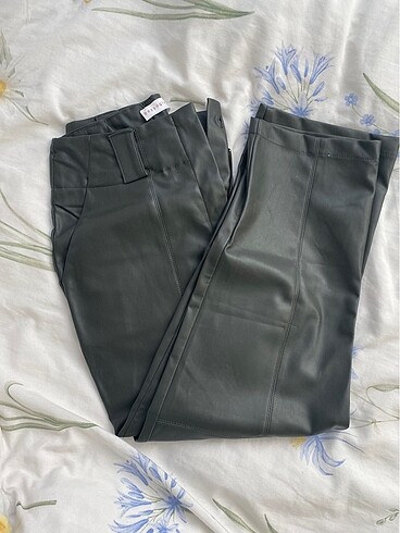 Zara DERİ PANTOLON