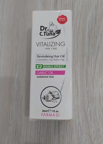 Farmasi Sarımsak Yağı Canlandırıcı Saç Bakım Yağı