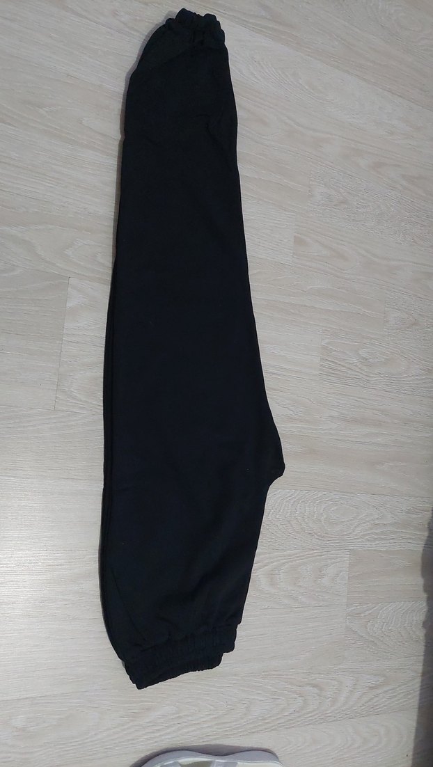 Siyah  Rahat Kesim Midi Kumaş Pantolon BEDEN 4XL - Görsel 2