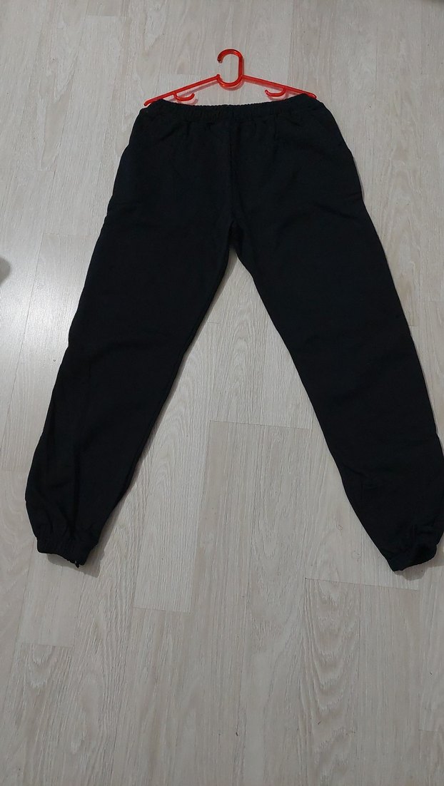 Siyah  Rahat Kesim Midi Kumaş Pantolon BEDEN 4XL - Görsel 4