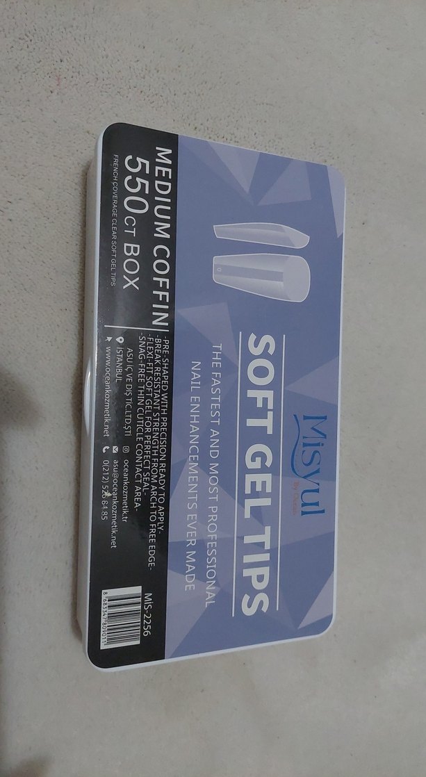 Misyul Soft Gel Orta Tabut Tırnak Ucu 550'li - Görsel 2