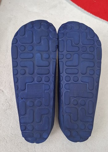 Çift Tokalı Erkek  Lacivert Terlik 41 numara - Görsel 4