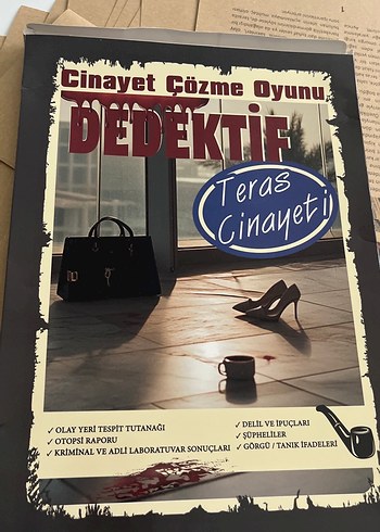 Cinayet Çözme Oyunu Dedektif Teras Cinayeti