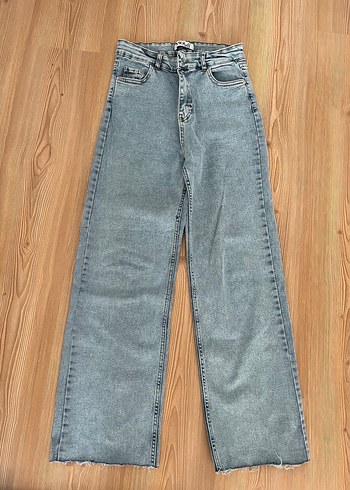 Bej Kadın Denim Regular Fit Pantolon 34
