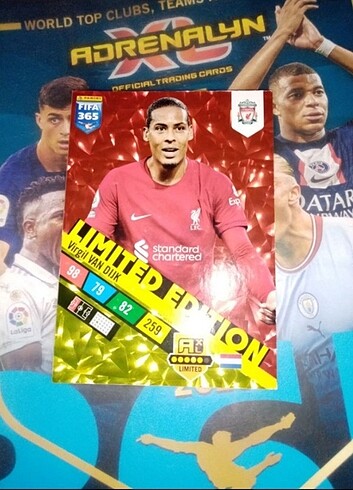 Panini XXL virgil van dijk kartı