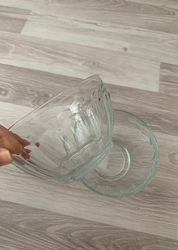 Şeffaf Cam Kase 2'li Set