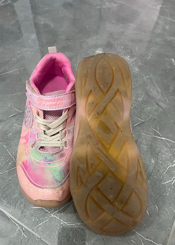 Skechers Kız Çocuk Pembe Tie-Dye Spor Ayakkabı