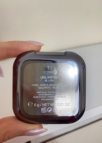 Kiko Unlimited Blush 11 Bright Rose Gül kurusu allık - Görsel 3