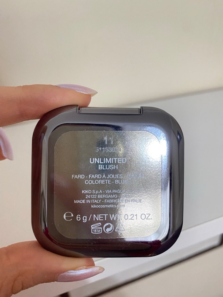 Kiko Unlimited Blush 11 Bright Rose Gül kurusu allık - Görsel 3