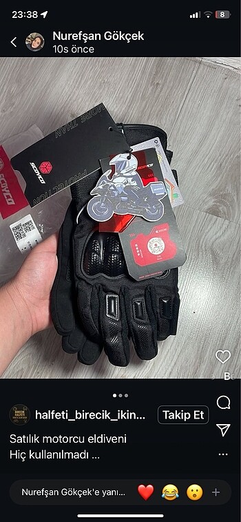 Motorçu eldiveni - Görsel 2