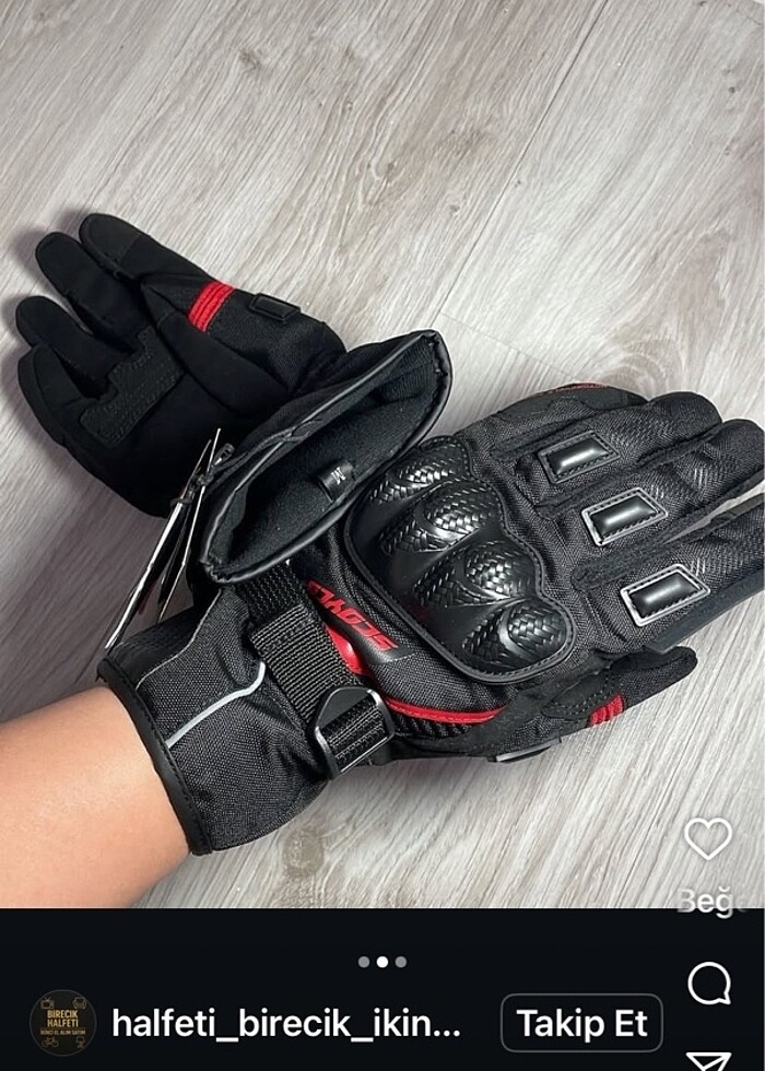 Motorçu eldiveni - Görsel 3