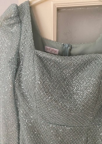 Uzun Kollu Abiye Elbise - Görsel 3