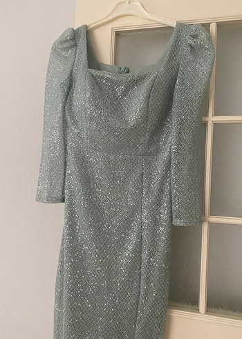 Uzun Kollu Abiye Elbise - Görsel 2