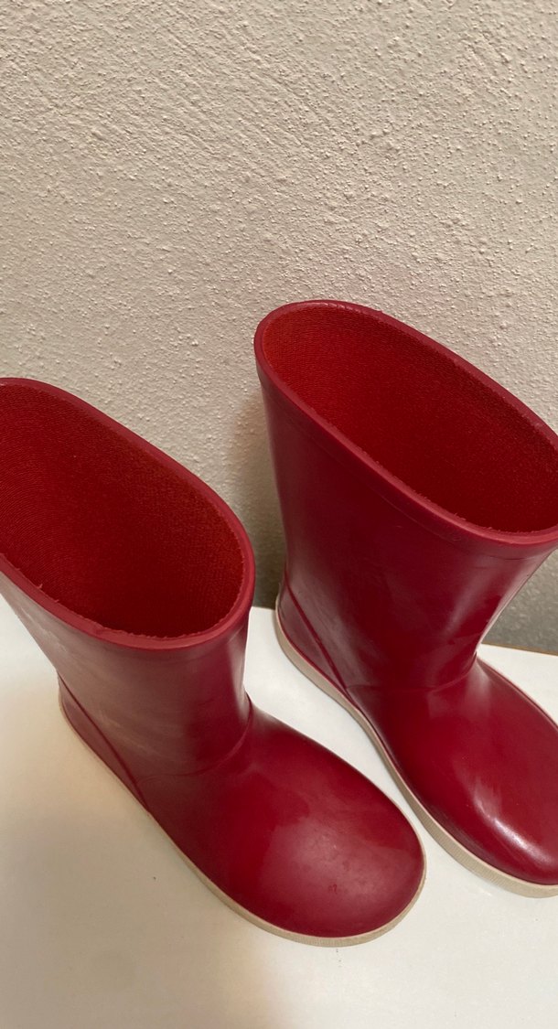 Kız Çocuk Kırmızı Lastik Çizme Igor - Görsel 2