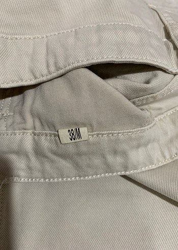 Bej Kadın yüksek belPantolon boyfırent - Görsel 7