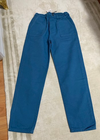 Mavi erkek çoçuk belden lastik detaylı - Görsel 5