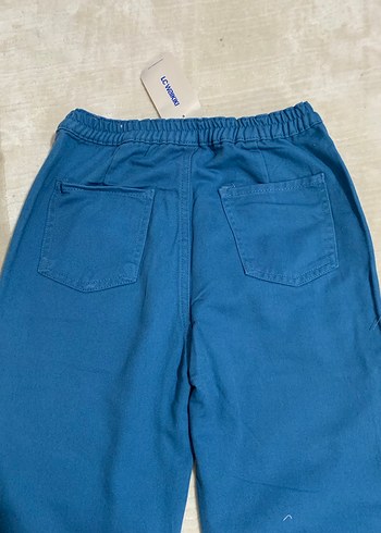 Mavi erkek çoçuk belden lastik detaylı - Görsel 3