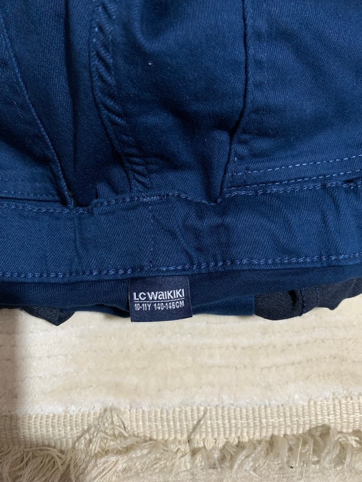 Lacivert Erkek Çocuk Denim Pantolon - Görsel 3