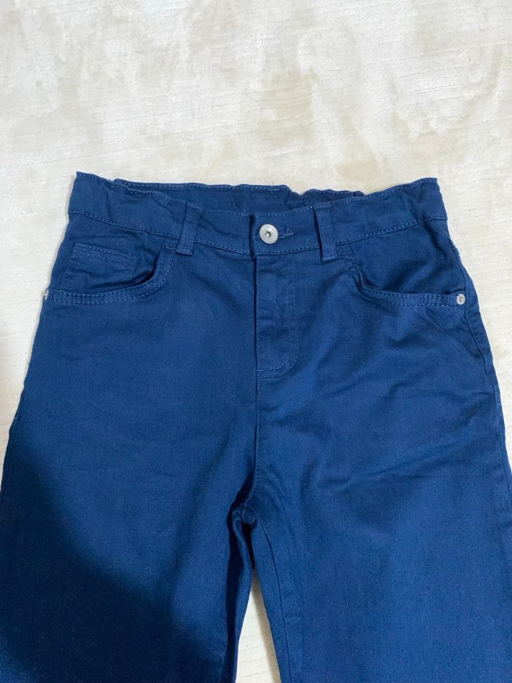 Lacivert Erkek Çocuk Denim Pantolon - Görsel 2