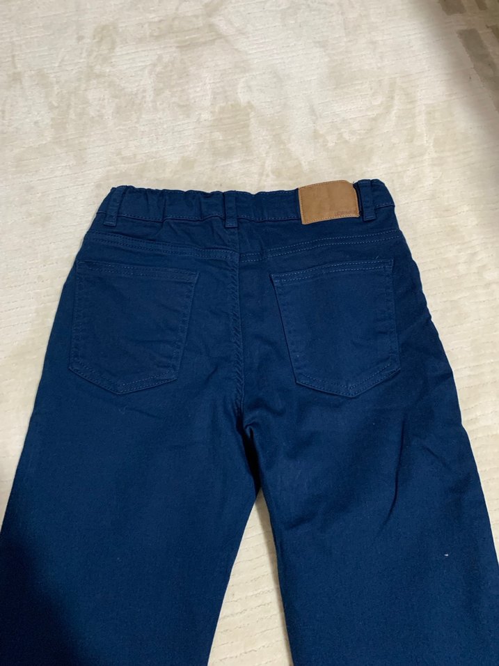 Lacivert Erkek Çocuk Denim Pantolon - Görsel 5
