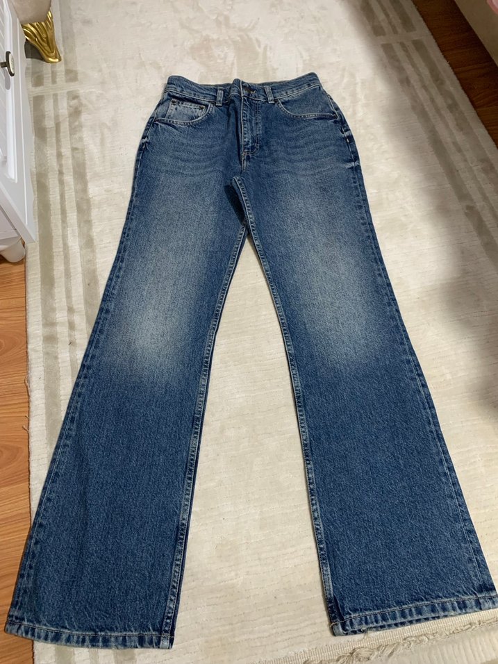 Topsop kadın jeans pantolon  İspanyol kesim - Görsel 2