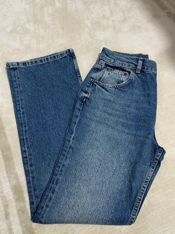 Topsop kadın jeans pantolon  İspanyol kesim - Görsel 4