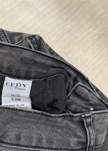 Gri Erkek Denim  Pantolon - Görsel 6