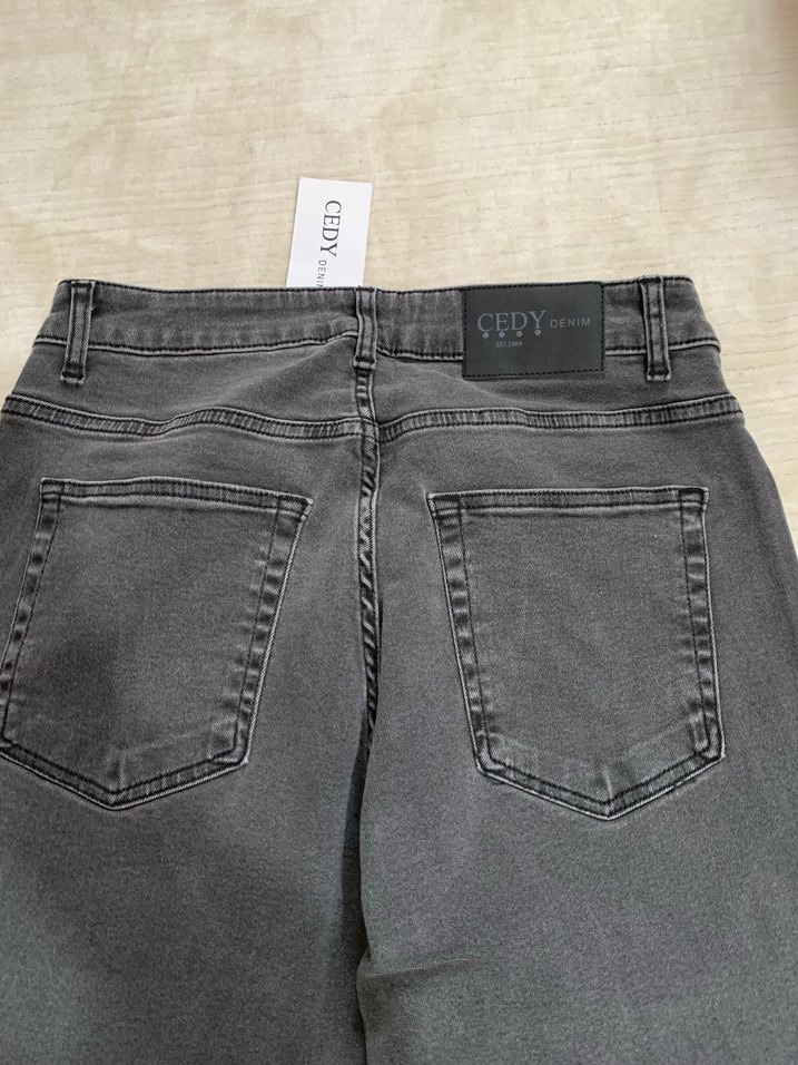 Gri Erkek Denim  Pantolon - Görsel 5