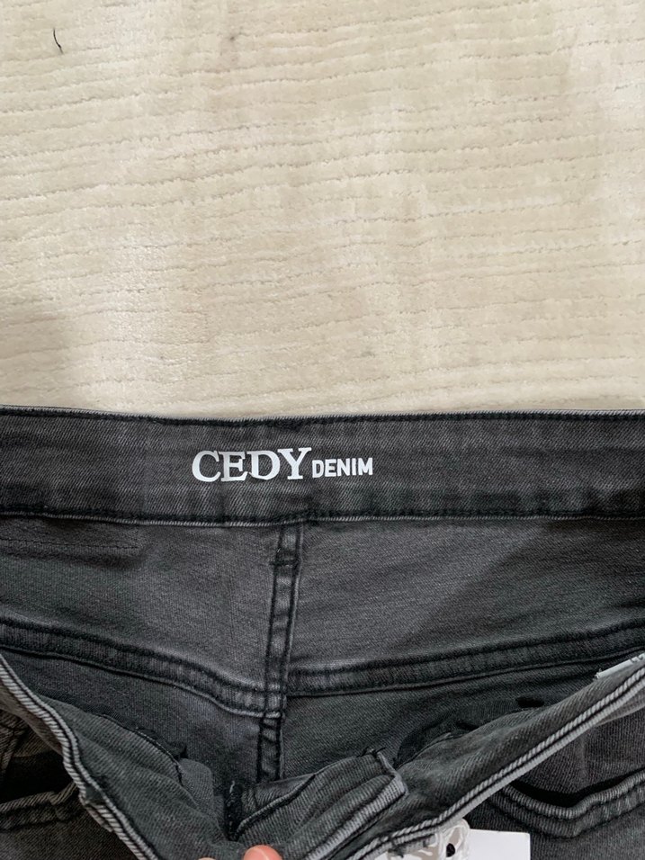 Gri Erkek Denim  Pantolon - Görsel 4