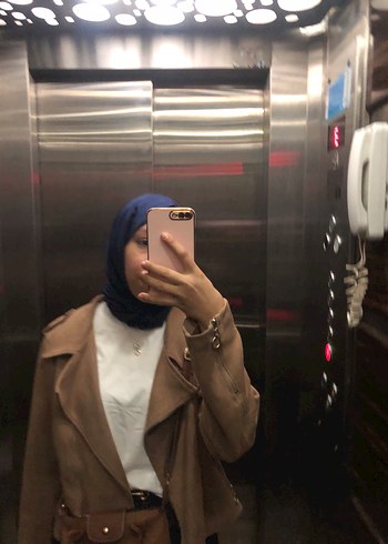 Camel Süet Kadın Midi ceket - Görsel 2