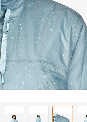 Kadın Mavi Mont Su Geçirmez Kar Montu - Görsel 4