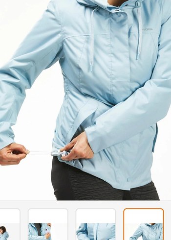 Kadın Mavi Mont Su Geçirmez Kar Montu - Görsel 6