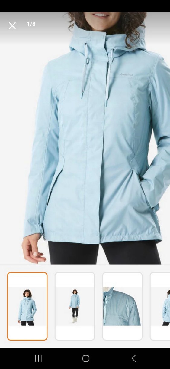 Kadın Mavi Mont Su Geçirmez Kar Montu - Görsel 2