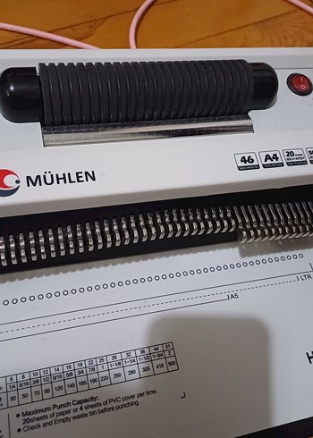 H20-A Mühlen helezon otomatik defter ciltleme makinesi - Görsel 3