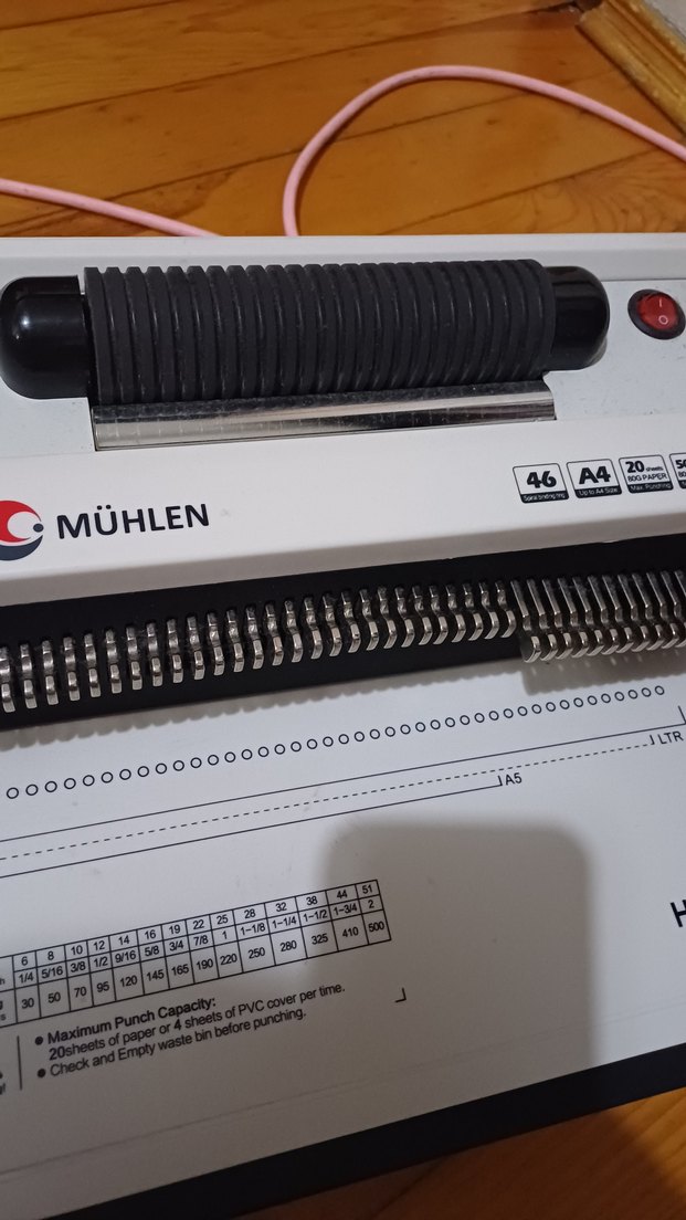 H20-A Mühlen helezon otomatik defter ciltleme makinesi - Görsel 3