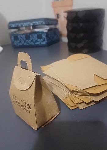 çanta kağıt Katlanabilir Karton Kutu - Görsel 3