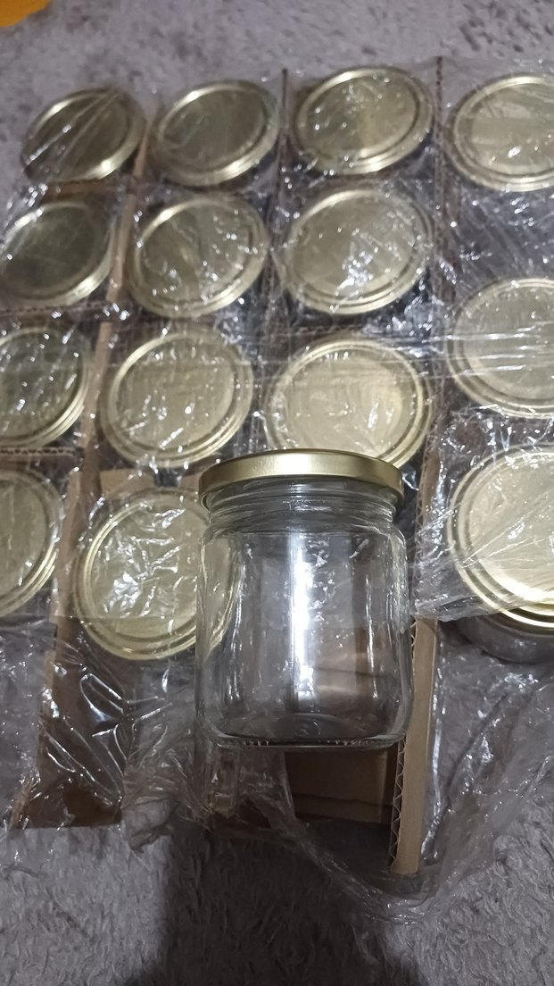 Cam kavonoz gold kapaklı - Görsel 2